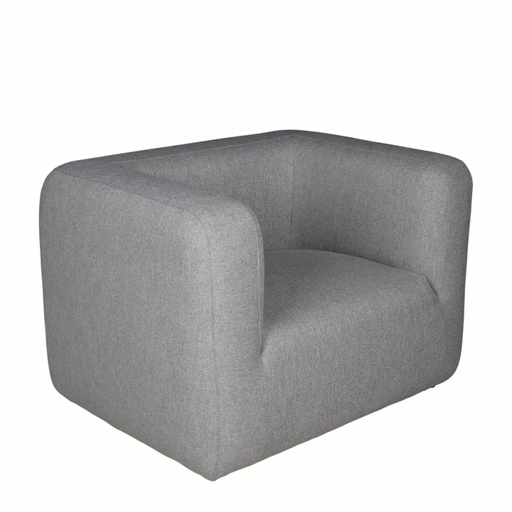 Reyne Upholstered Arm Chair Grey Accent Chairs