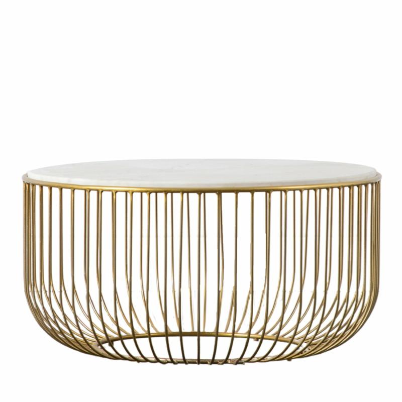 Riley Coffee Table Gold Coffee Tables