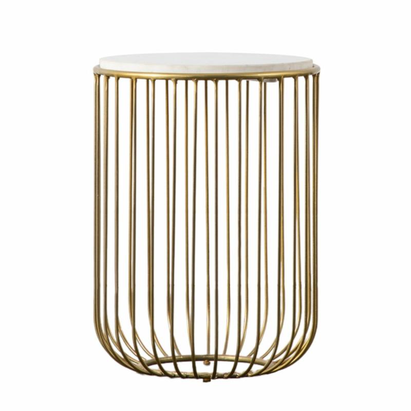 Riley Side Table Gold Coffee Tables