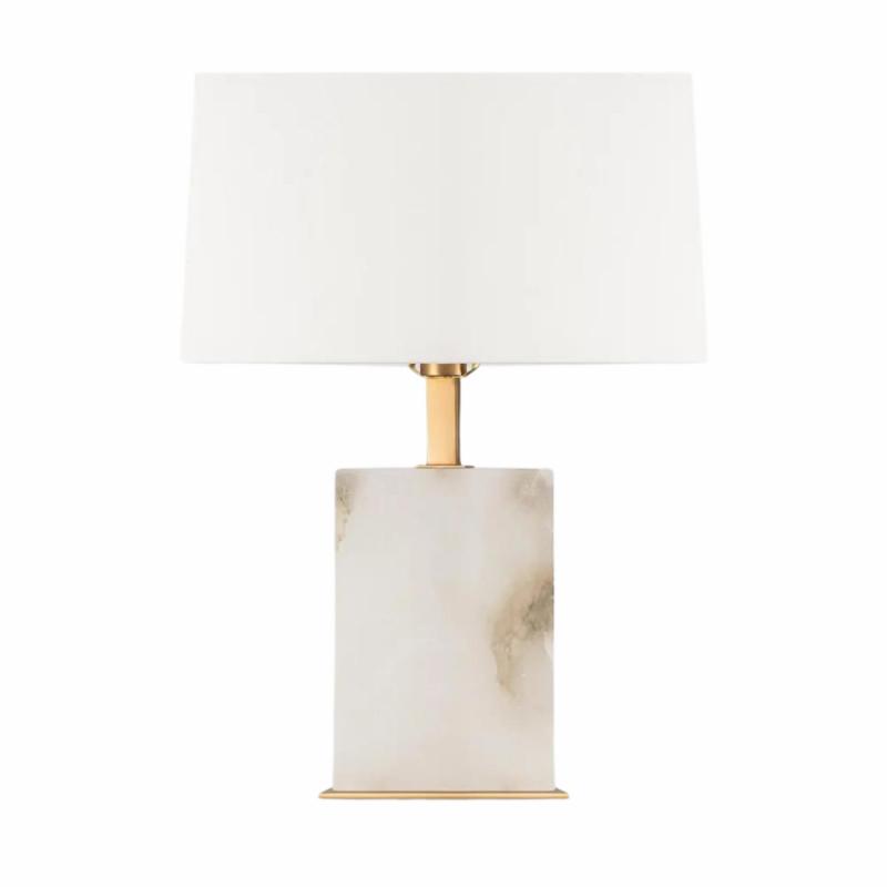 Roco Alabaster Table Lamp With Shade Lamps