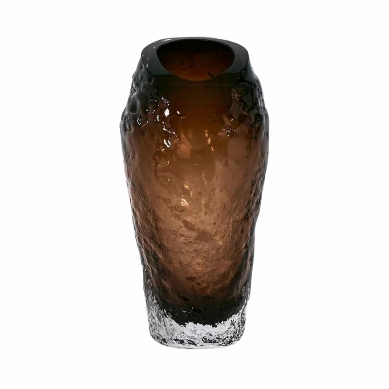 Rook Vase Large Amber Decor