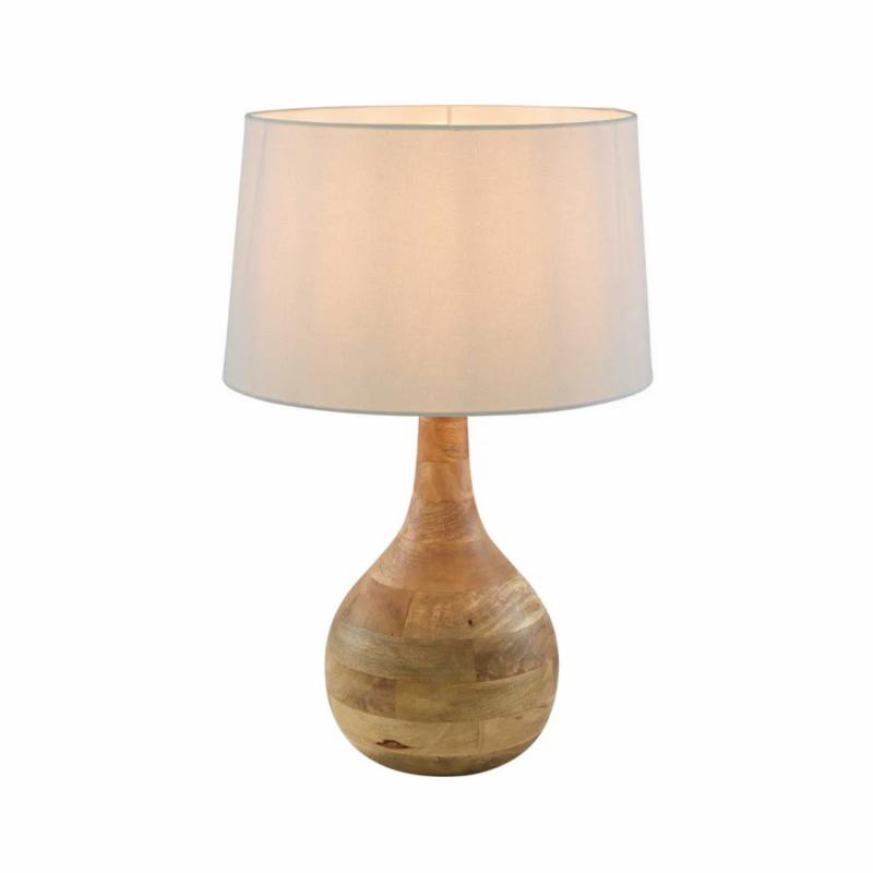 Sarod Table Lamp Base Dark Natural Lamps