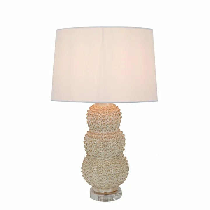 Sea Urchins Ceramic Table Lamp Base Cream Lamps