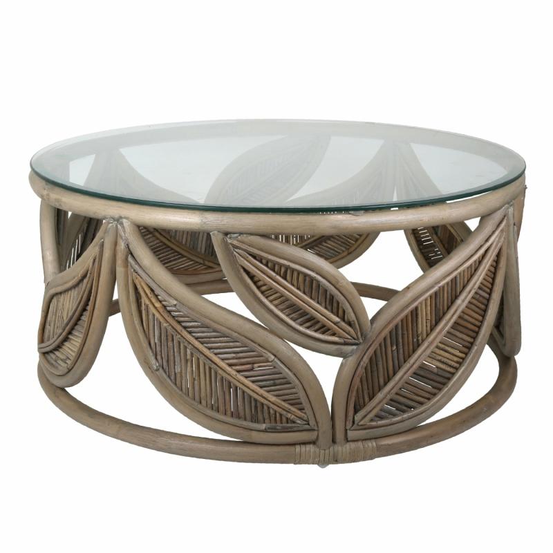 Seville Leaf Table Grey Coffee Tables