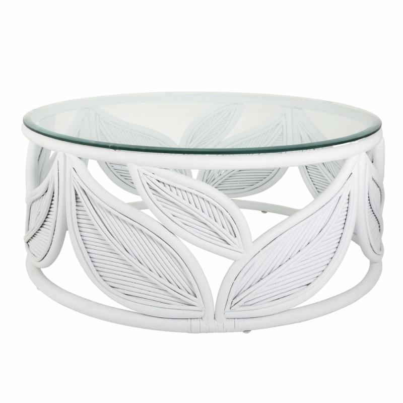 Seville Leaf Table White Coffee Tables