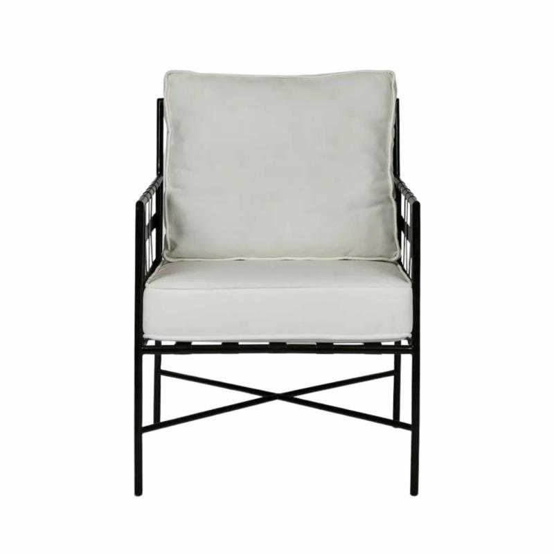 Sheffield Iron Outdoor Lounge Chair Armchairs