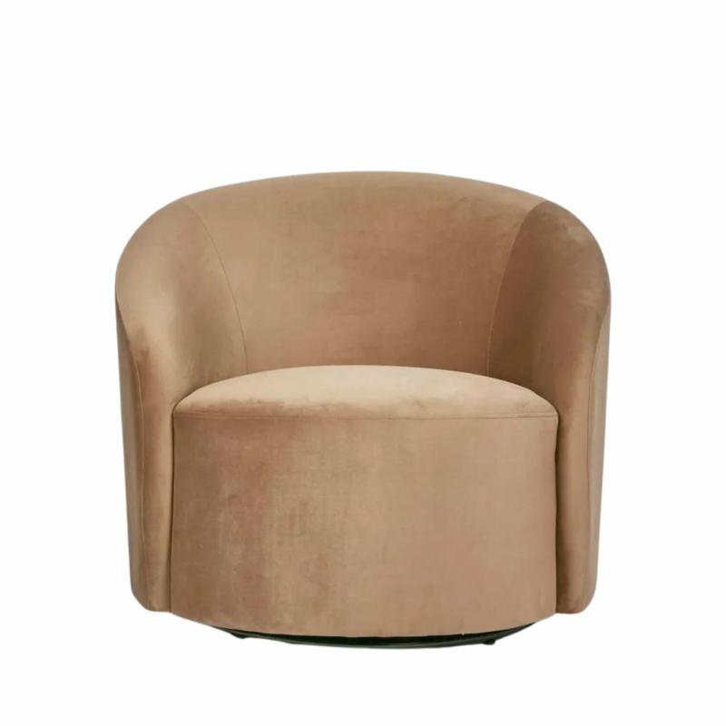 Sierra Swivel Chair Toffee Armchairs