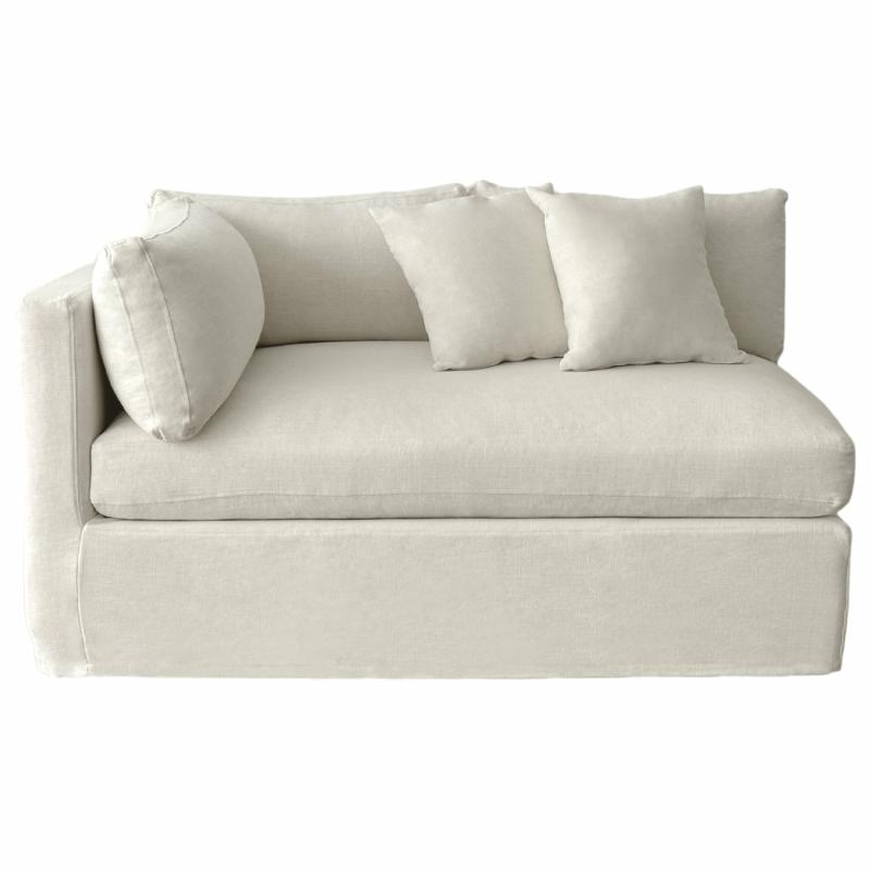 Slip Cover – Marbella Modular Sofa A Ivory Slip Covers