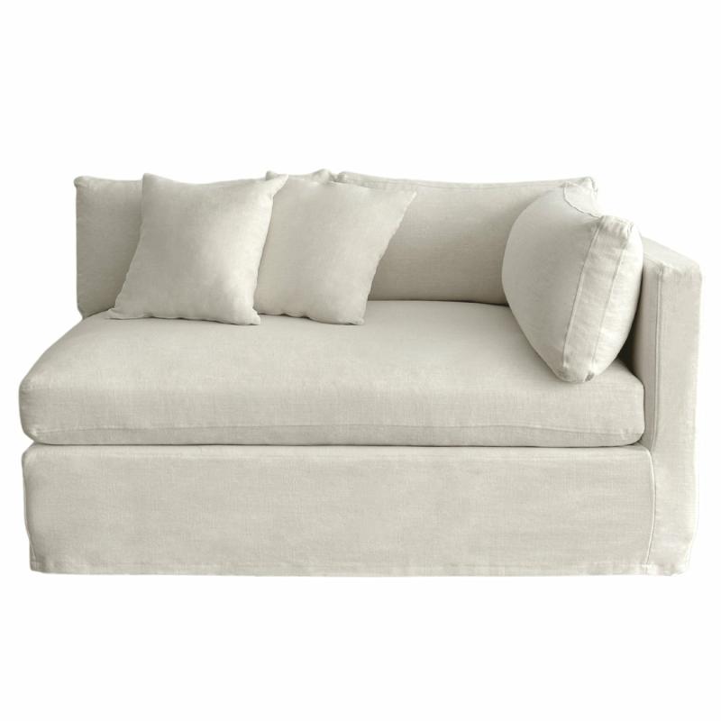 Slip Cover – Marbella Modular Sofa B Ivory Slip Covers