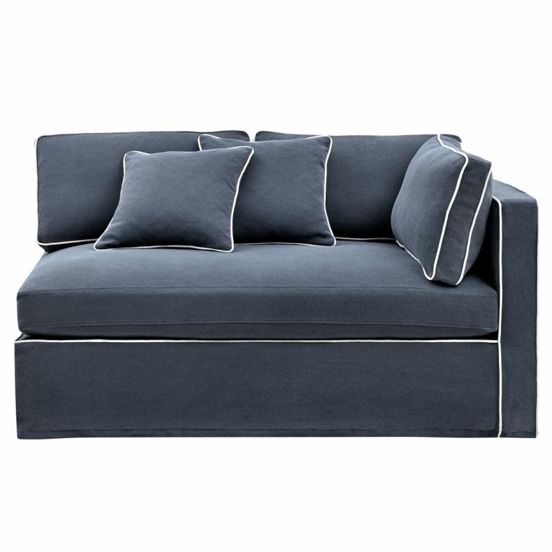 Slip Cover – Marbella Modular Sofa B Navy Slip Covers