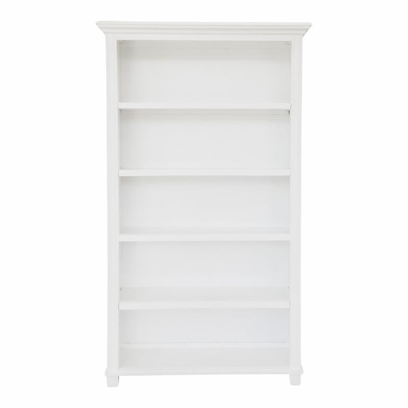 Sorrento 180Cm Bookshelf White Bookcases & Shelving