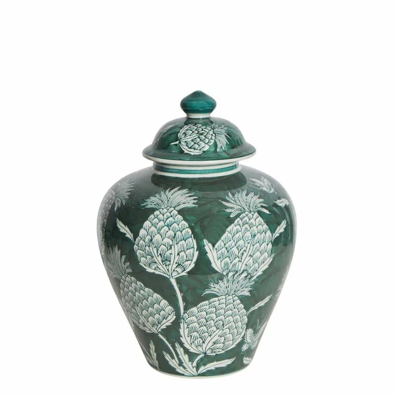 Thistle Porcelain Ginger Jar Small Decor