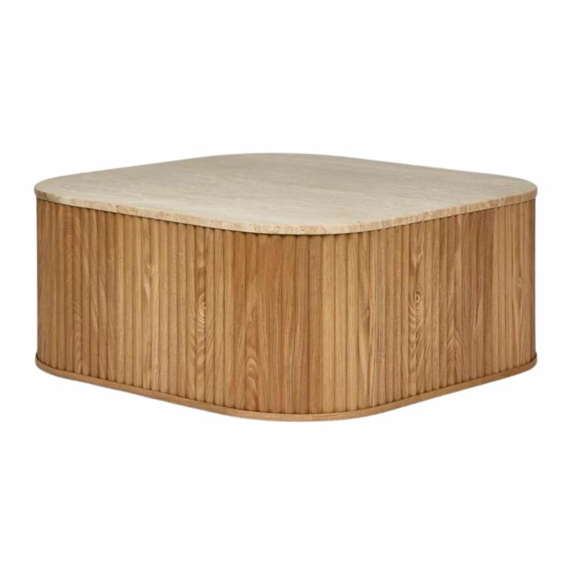 Travertine Oak Coffee Table Coffee Tables