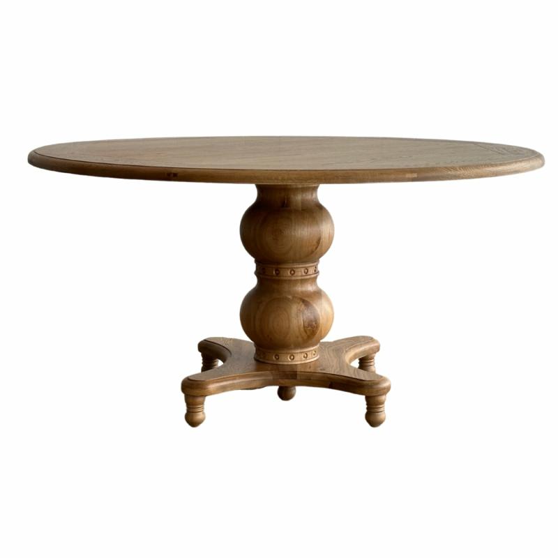 Verona Oakwood 150Cm Dining Table Round Dining Tables