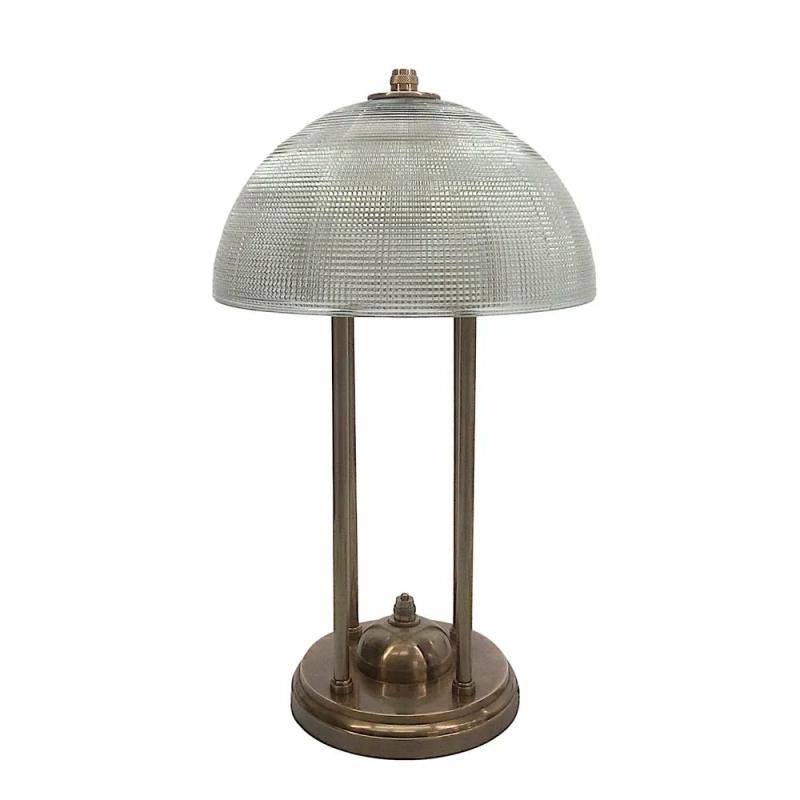 Victor Table Lamp With Textured Glass Lamps