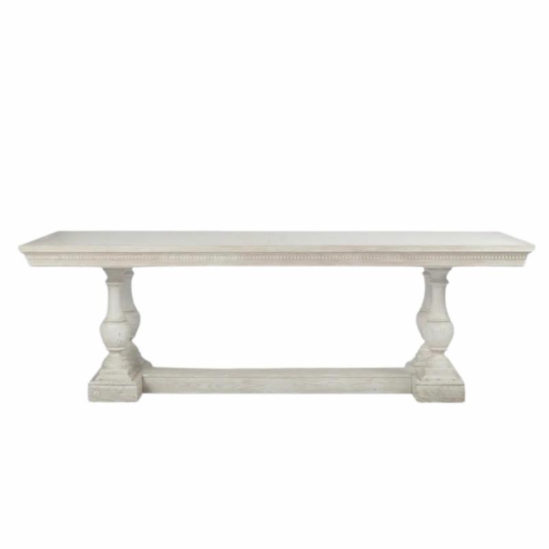 Ville Oak Dining Table White 240Cm Dining Tables