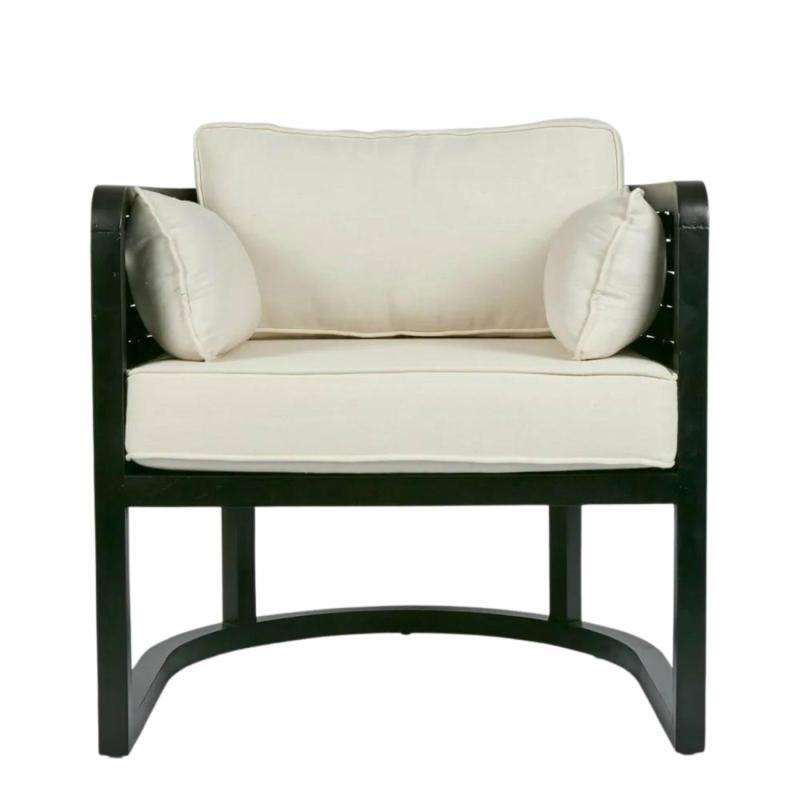 Weave Occasional Chair Black Accent Chairs