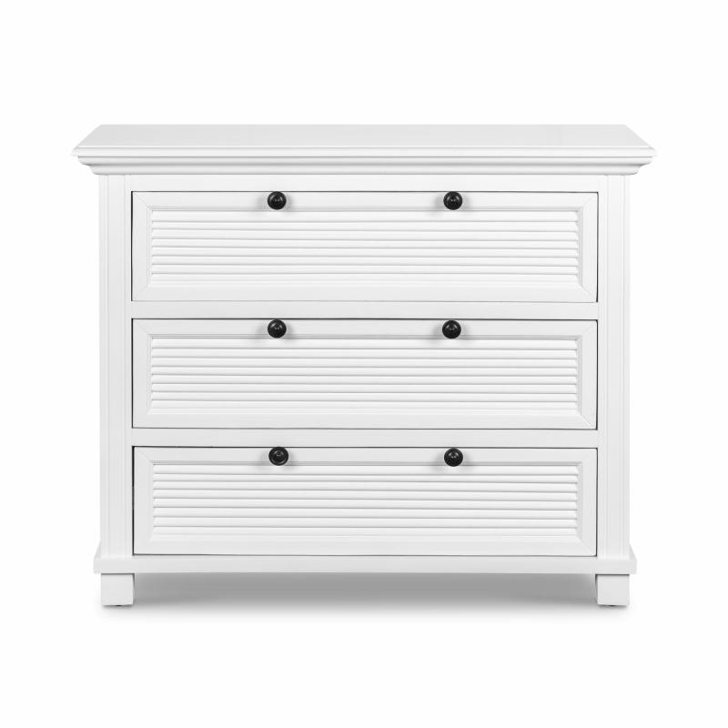 West Beach Chest Of 3 Drawers White Bedroom