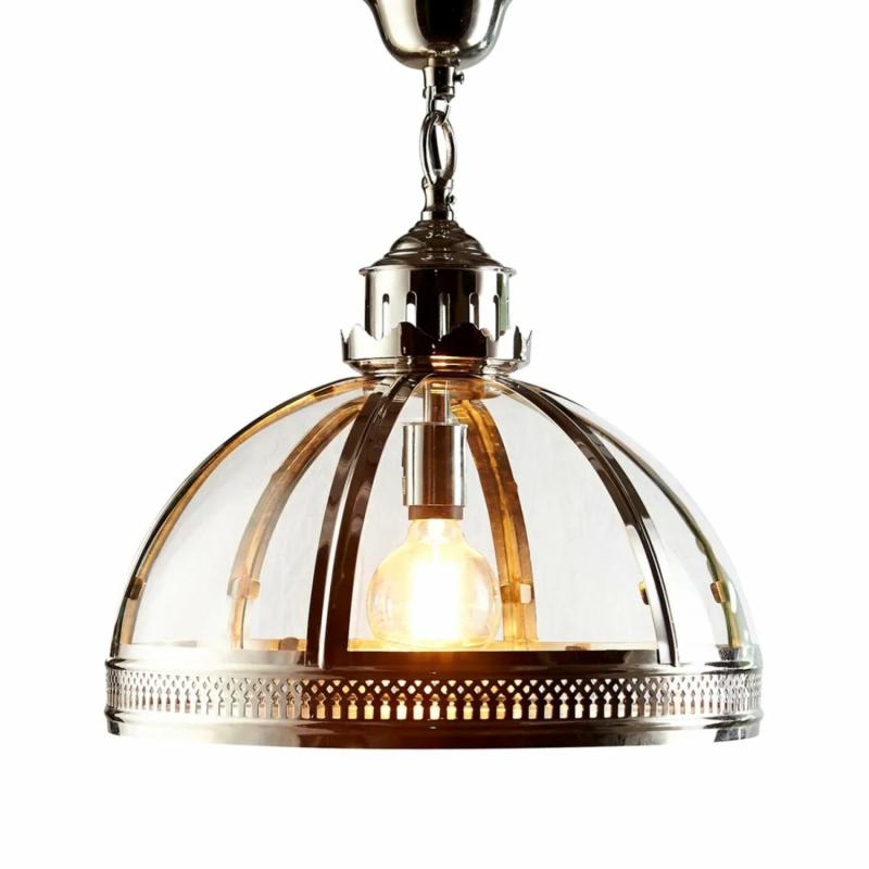 Winston Ceiling Pendant Shiny Nickel Hanging