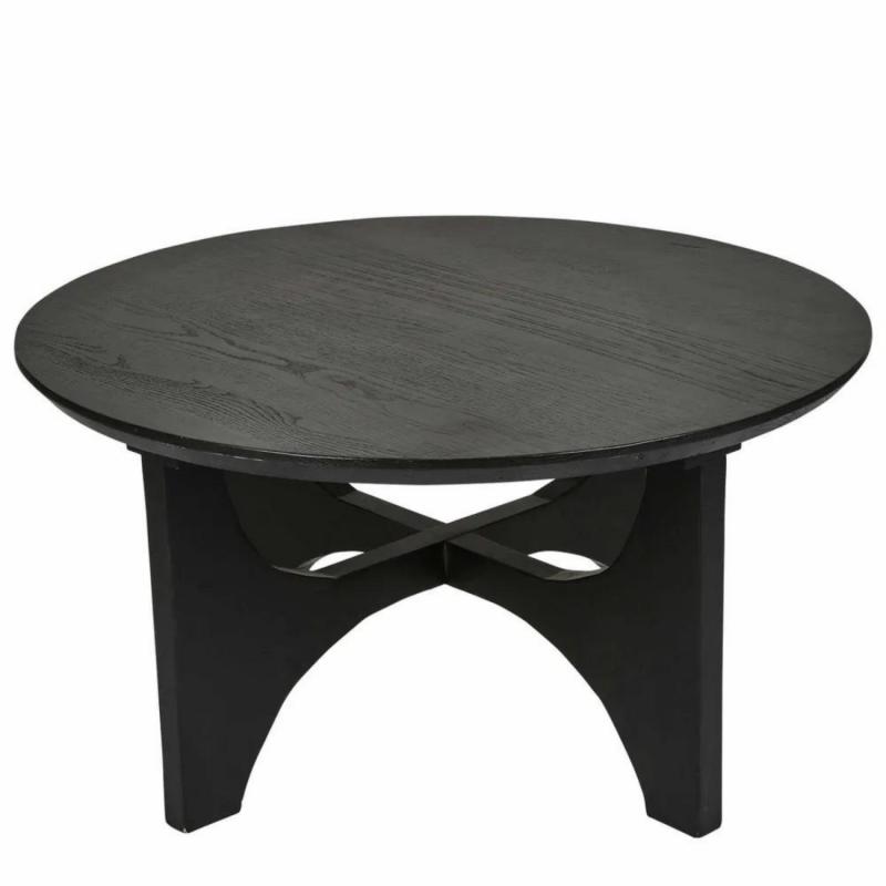 Zala Elm Coffee Table Black Coffee Tables