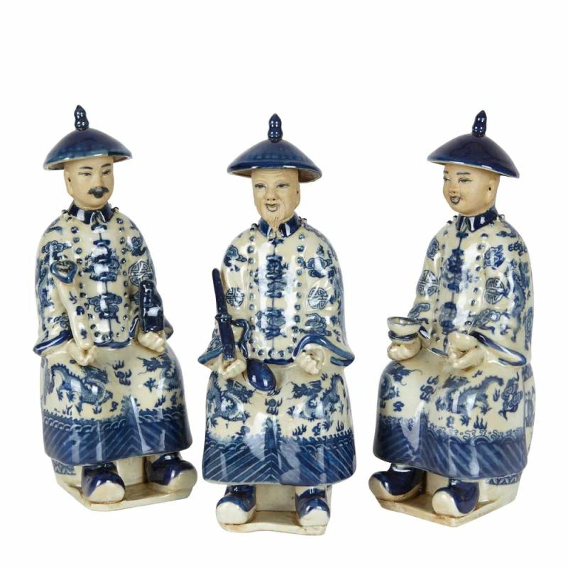 Zhanshi Figurines Set Of 3 Decor