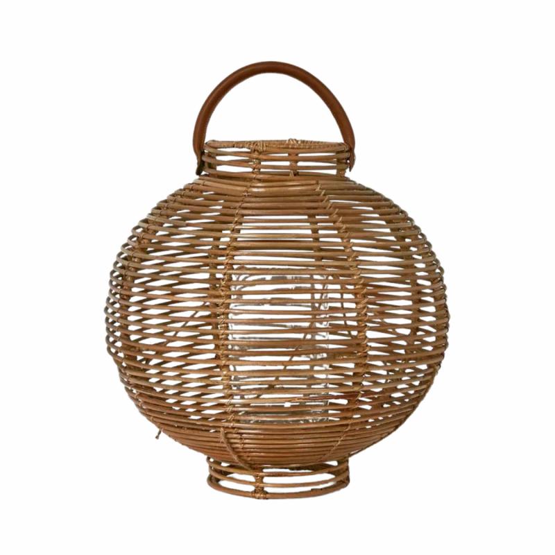 Eva Rattan Lantern Small Hanging