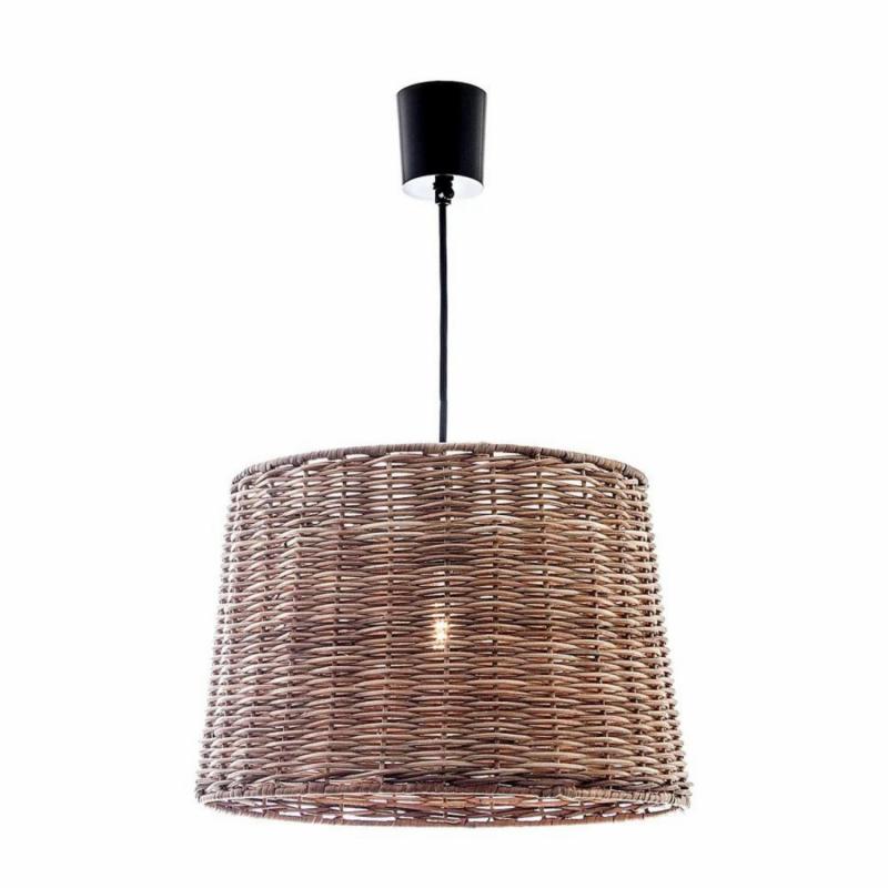 Rattan Round Ceiling Pendant Large Natural Hanging