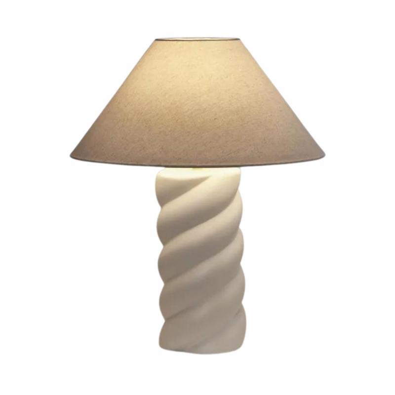 Twist Column Lamp & Shade Lamps