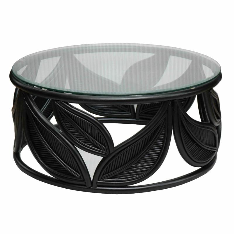 Seville Leaf Table Black Coffee Tables