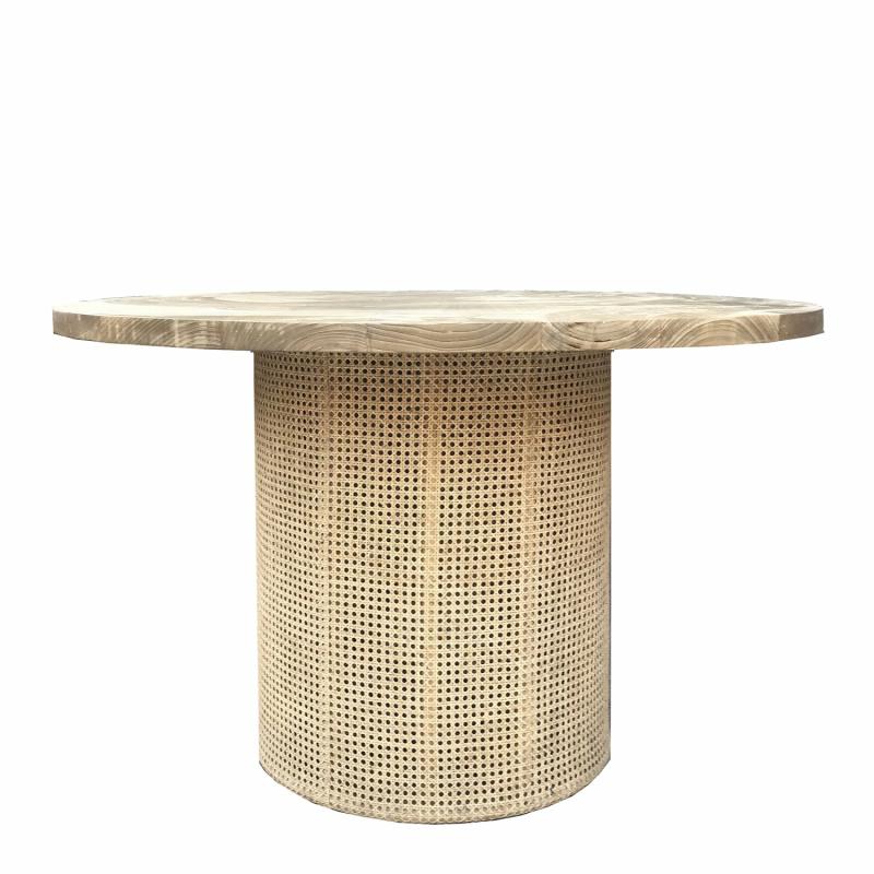 Zoe Round Dining Table 120Cm Natural Dining Tables