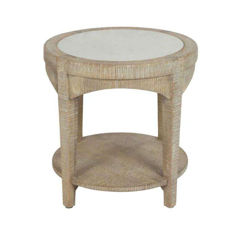 Cantara Marble Round Side Table Side Tables